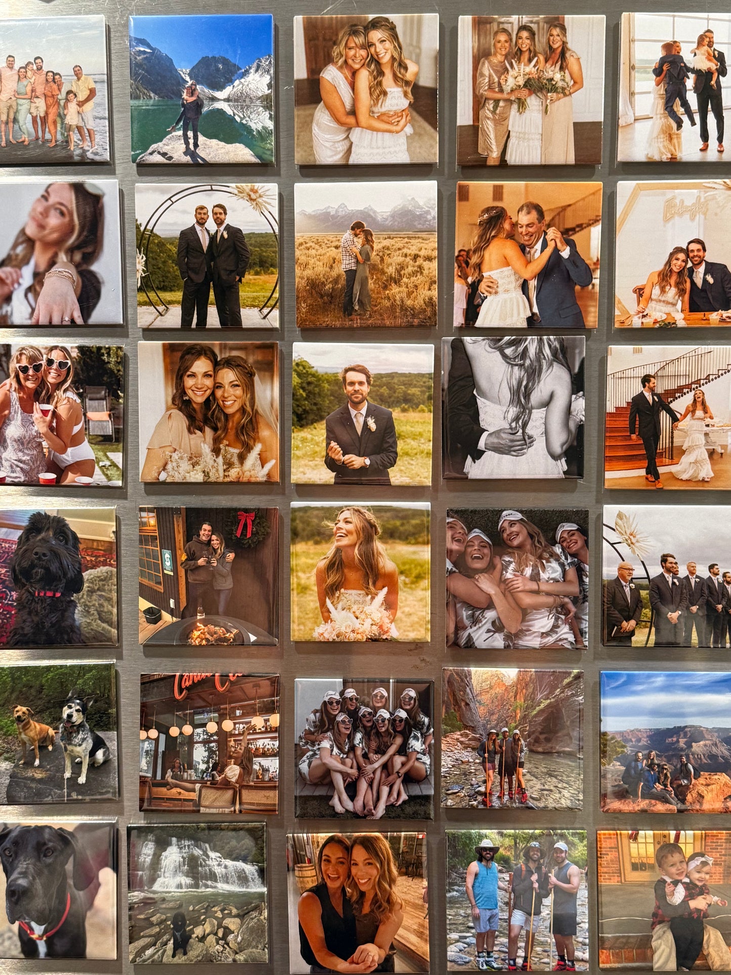 2.5" x 2.5" Custom Photo Magnets- Bulk Order (50+)